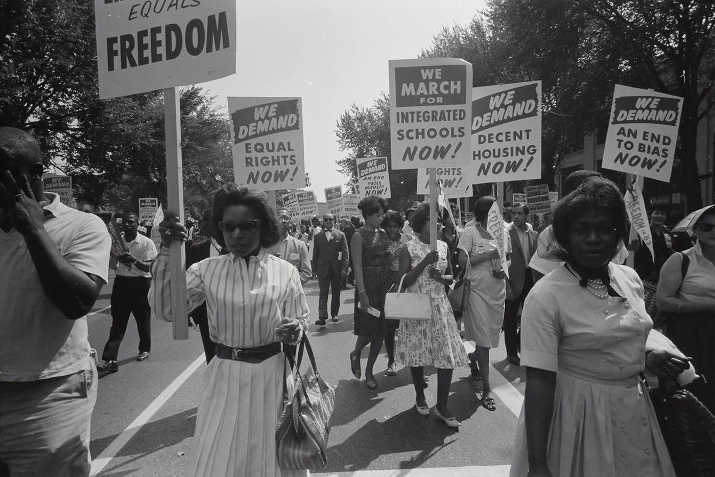 library of congress photo of civil rights protesters